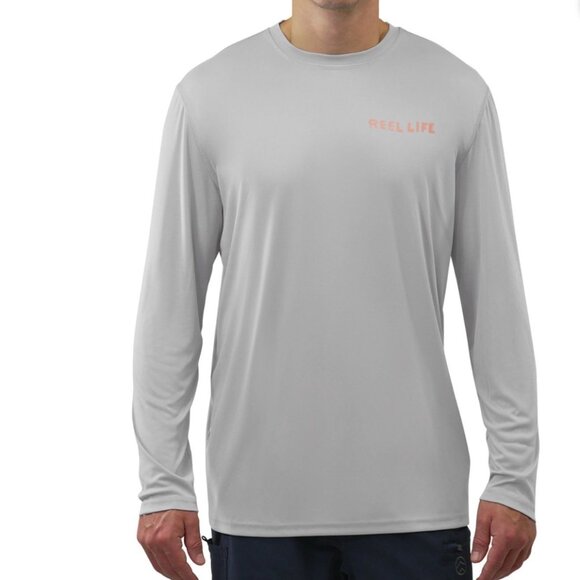Reel Life Men's Long Sleeve UV Tee XL NWT - Picture 2 of 8